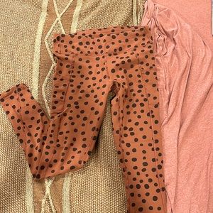 Pact organic cotton pattern leggings